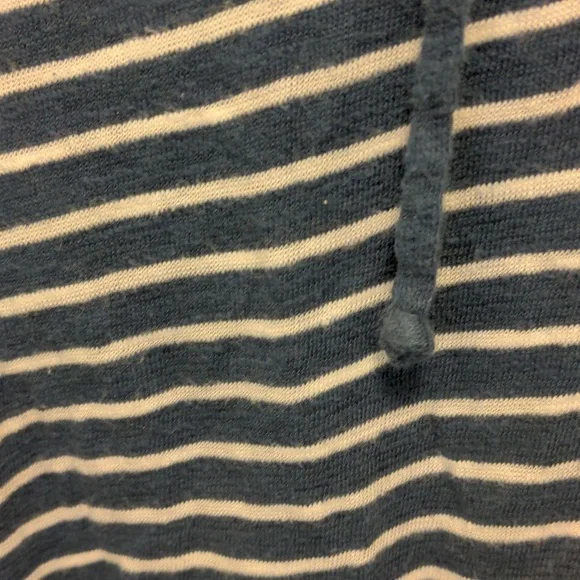 JJill Women's Size L Petite Linen Cotton Blend Nautical Theme Popover Top - Picture 6 of 13